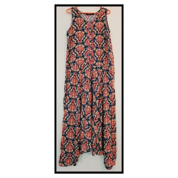 Embroidered Boho Jumpsuit - Picture 6 of 7